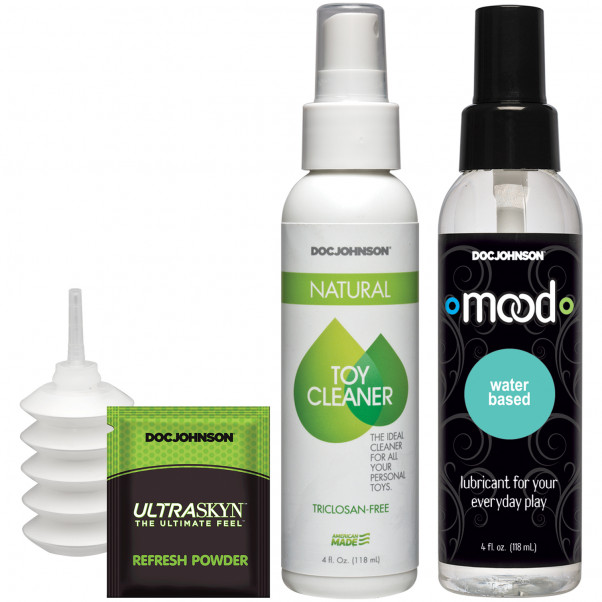 Vac-U-Lock Crystal Jellies Fjernstyrt Strap On-Sett  5