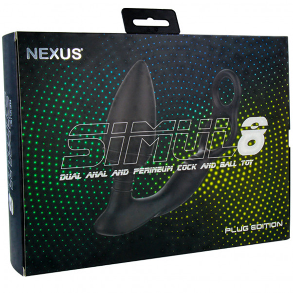 Nexus Stimul8 Vibrerende Analplugg med Penisring  3
