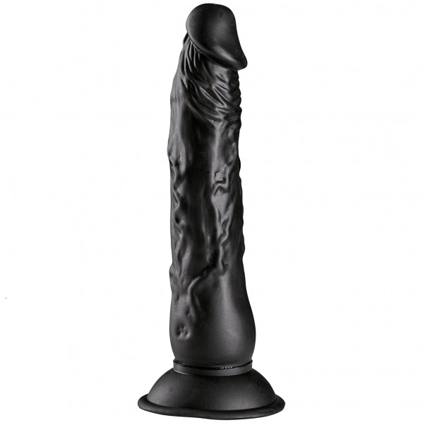 Willie City Realistisk Svart Sugekoppdildo 23 cm  1