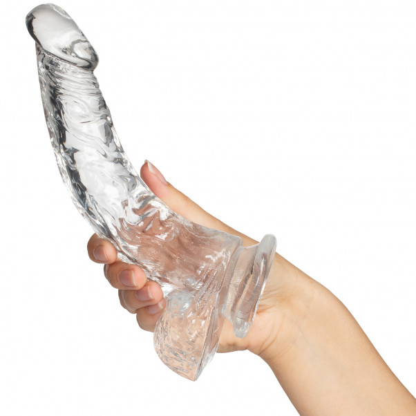 King Cock Clear Dildo med Baller 20 cm  50