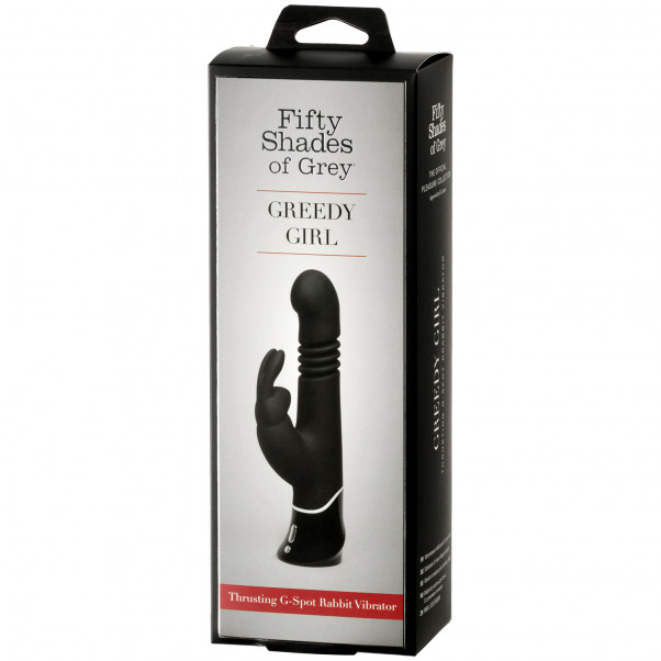 Fifty Shades of Grey Greedy Girl Thrusting G-Punkts Rabbitvibrator bilde av emballasje 100