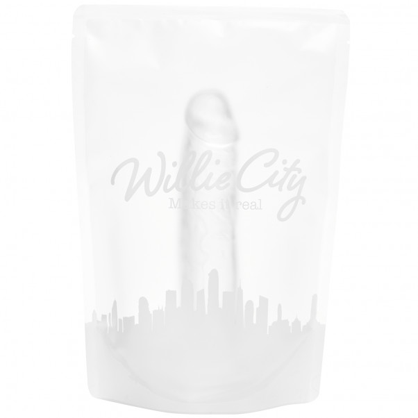 Willie City Classic Realistisk Dildo Gjennomsiktig 19,5 cm  5