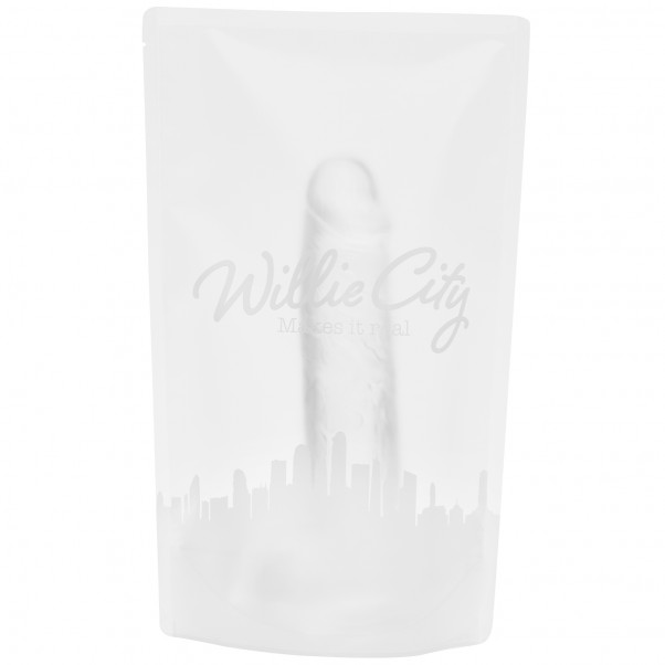 Willie City Classic Realistisk Dildo Gjennomsiktig 24,5 cm  5