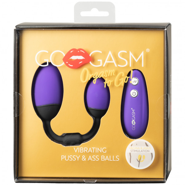 GoGasm Pussy and Ass Balls Fjernstyrt Vibrator  100