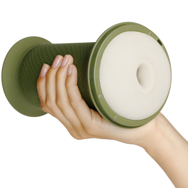 MYHIXEL MED App-styrt Treningsmasturbator Produktbilde med hånd 50