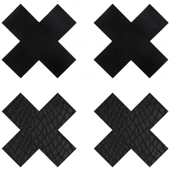 Peekaboos Nipple Stickers Kryss 2 pk  1