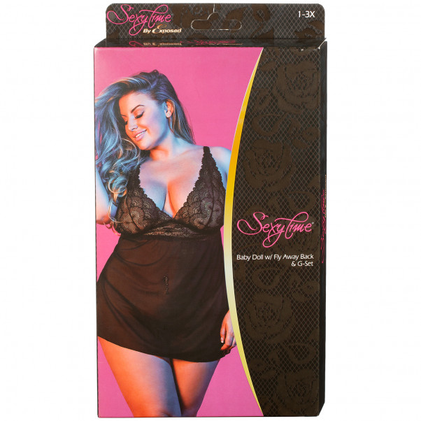 Magic Silk Fly Away Babydollsett Plus Size  100