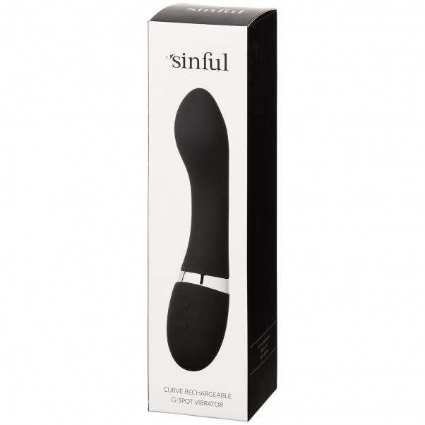 Sinful Curve Oppladbar G-punktsvibrator bilde av emballasje 90