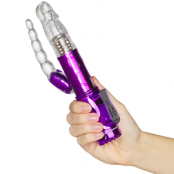 Baseks Oppladbar Anal Rabbitvibrator produkt i hånd 50
