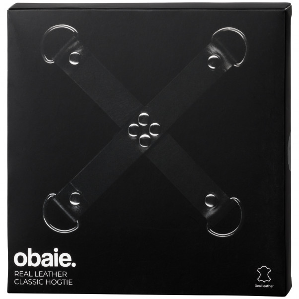 Obaie Klassisk Hogtie Ekte Skinn bilde av emballasje 100
