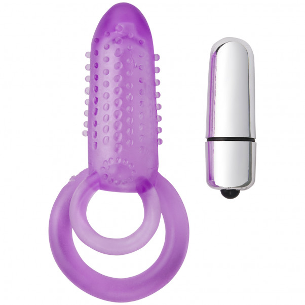 Baseks Vibrerende Dobbel Penisring til Par produktbilde 3