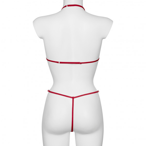 Nortie Friia Rød BH og G-streng Sett 6