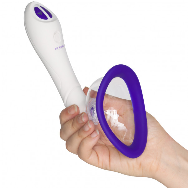 Doc Johnson Bloom Oppladbar Intim Kroppspumpesett Produktbilde med hånd 50