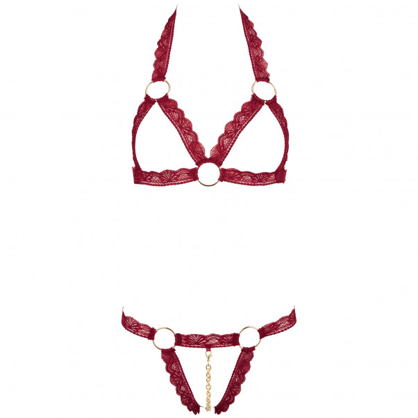 Cottelli Collection BH-Sett med Blonder og Kjede