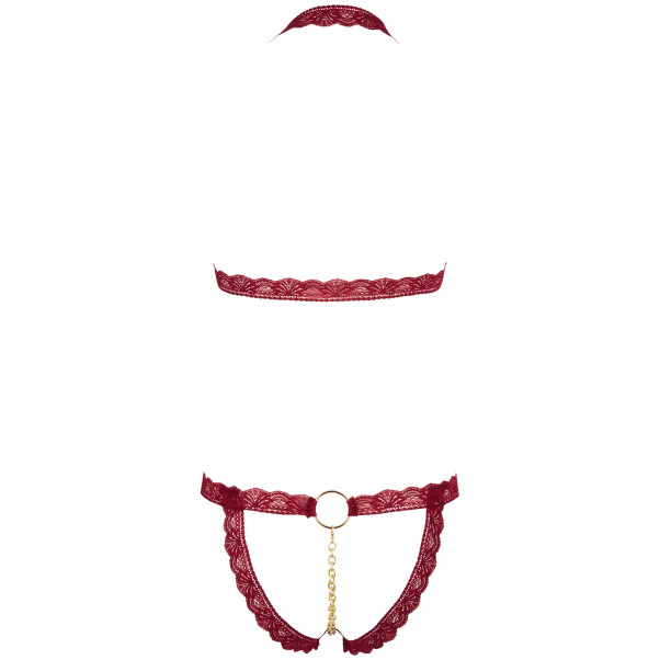 Cottelli Collection BH-Sett med Blonder og Kjede