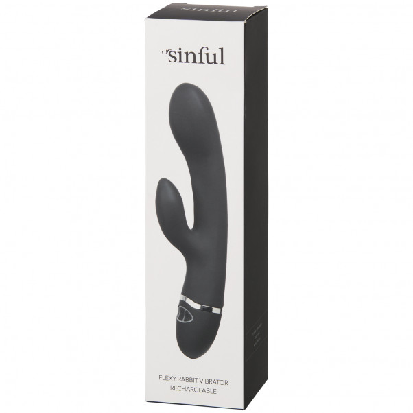 Sinful Flexy Oppladbar Rabbitvibrator bilde av emballasje 90