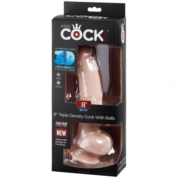 King Cock Plus Triple Density Dildo 24 cm bilde av emballasje 90