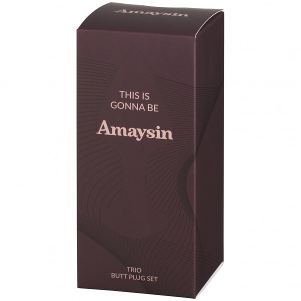 Amaysin Trio Butt Plug Set Pack 90