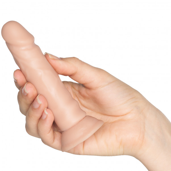 Willie City Realistisk Sugekoppdildo 13 cm Produktbilde med hånd 50