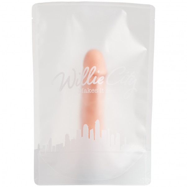 Willie City Realistisk Dildo med Sugekopp 18 cm bilde av emballasje 90