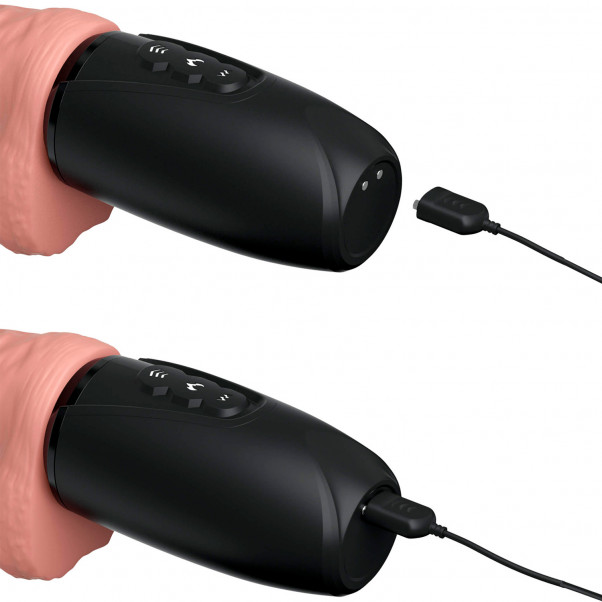 King Cock Plus Thrusting Dildo med Pung 17,5 cm 7