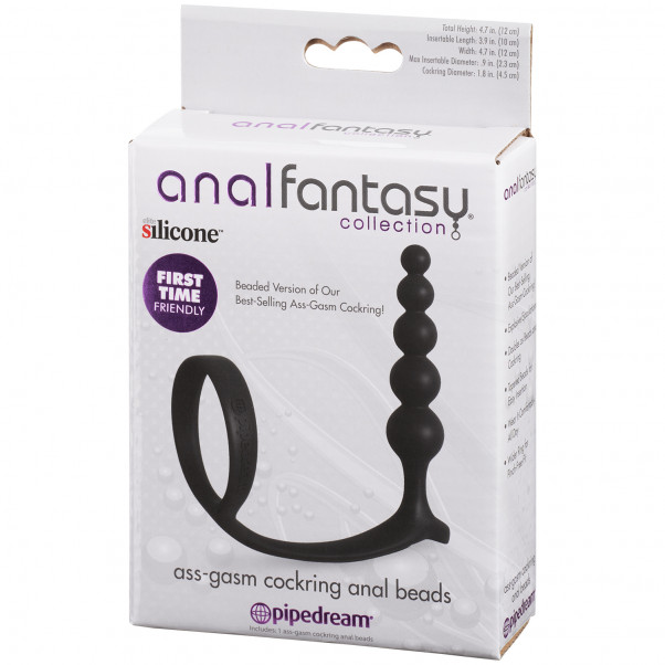 Anal Fantasy Ass-Gasm Penisring med Analkuler bilde av emballasje 90