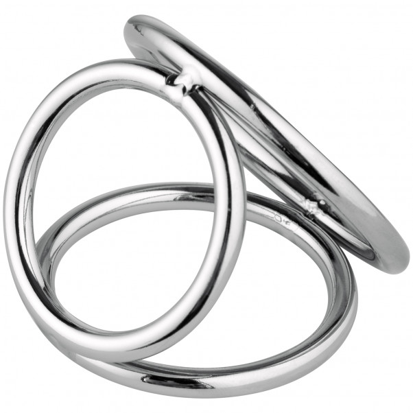 Bound to Please Triple Cock and Ball Ring Produktbilde 1