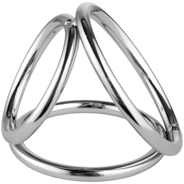 Bound to Please Triple Cock and Ball Ring Produktbilde 2