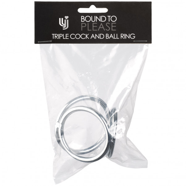 Bound to Please Triple Cock and Ball Ring Emballasjebilde 90