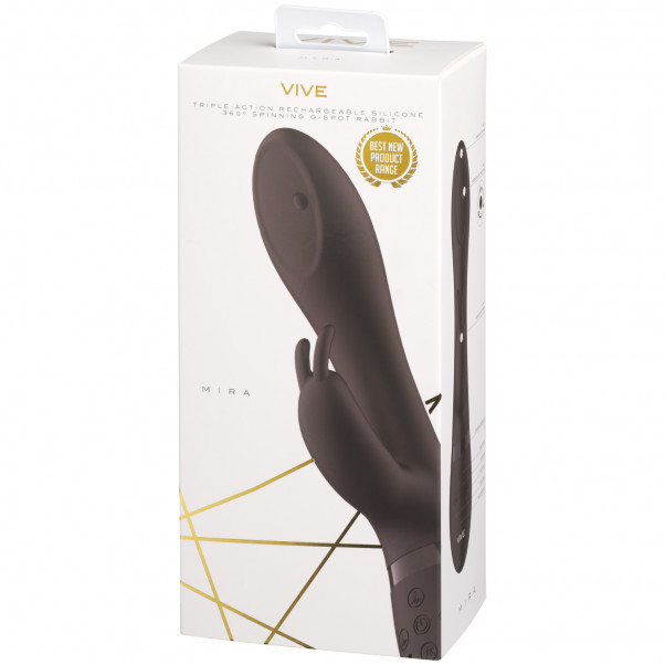 Vive Mira Rechargeable Triple-Action G-Spot Rabbit Vibrator 90