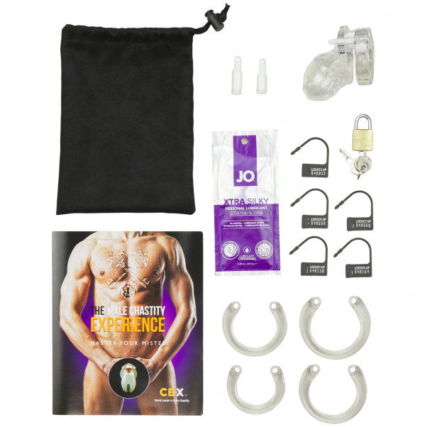 CB-X Mr. Stubb Gjennomsiktig Kyskhetsbelte 4,45 cm Pakkens innhold 80