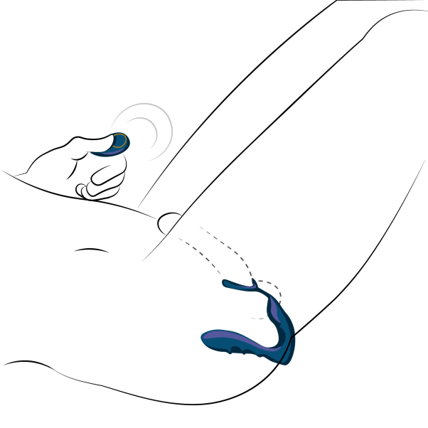 Hueman Black Hole Analvibrator med Penisring Illustrasjon 10