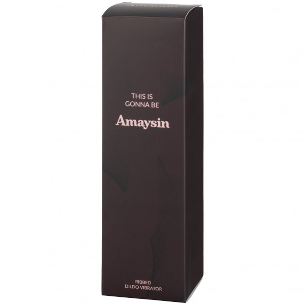 Amaysin Ribbed Dildovibrator Emballasjebilde 90