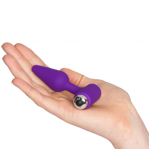 Baseks Vibrerende Begynner Analplugg-sett Produktbilde med hånd 50