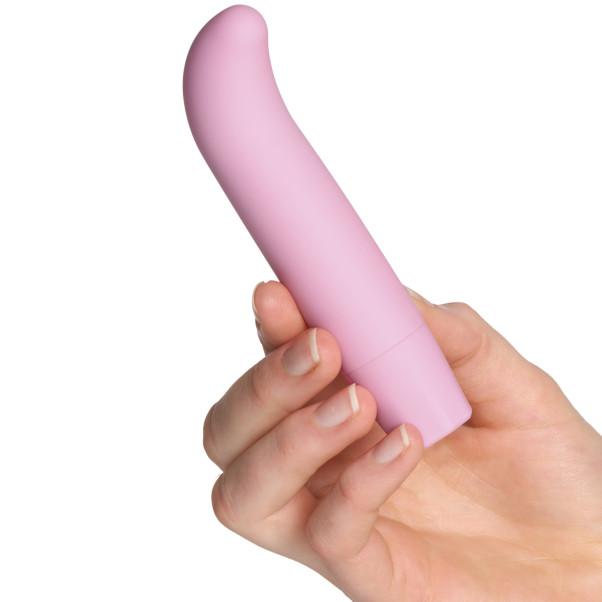 baseks Curve G-punkt minivibrator Produktbilde med hånd 50