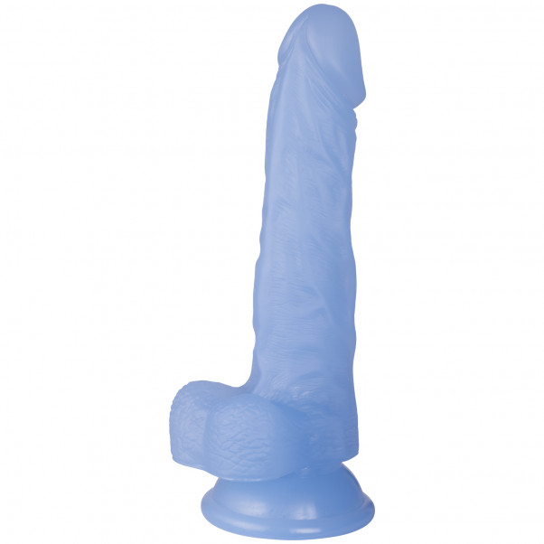 Baseks Jellies Realistic Small Blå Dildo med Sugekopp 20 cm Produktbilde 1