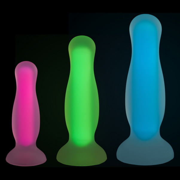 Baseks Glow in the Dark Analdildo-sett Produktbilde 2