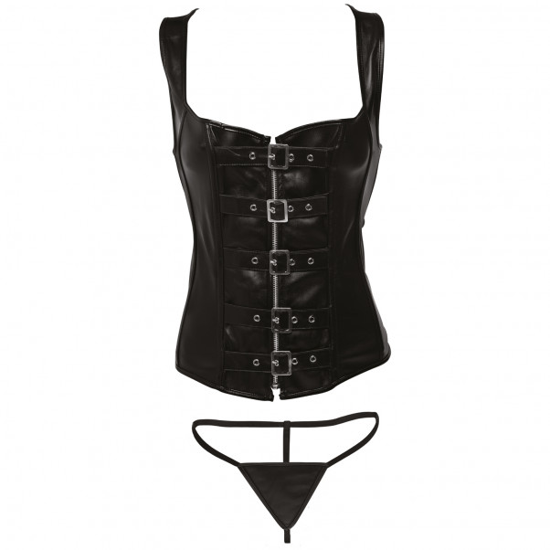 Strict Lace-Up Korsett Og G-streng Produktbilde 6
