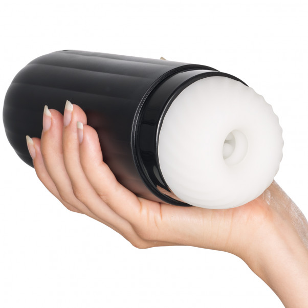 Svakom Sam Neo Masturbator Produktbilde med hånd 50