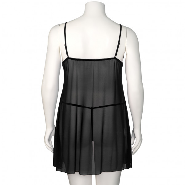 Nortie Gro Svart Blonde Babydollsett Plus Size Produktbilde 8