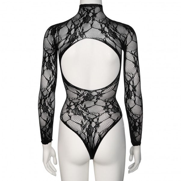 Nortie Riga Svart Åpen Blonde Bodystocking Produktbilde 8