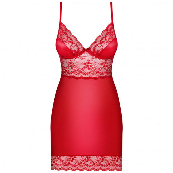 Obsessive Lovica Rød Chemise-sett Produktbilde 3