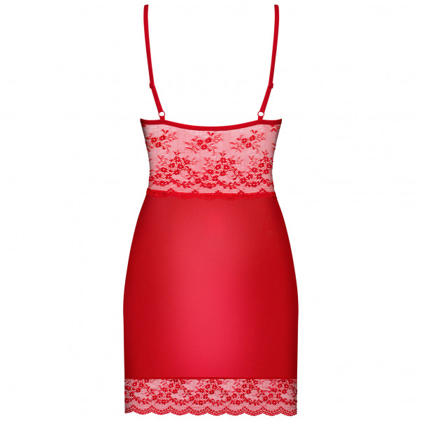 Obsessive Lovica Rød Chemise-sett Produktbilde 4