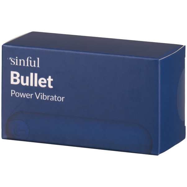 Sinful Business Blue Oppladbar Power Bulletvibrator Emballasjebilde 90