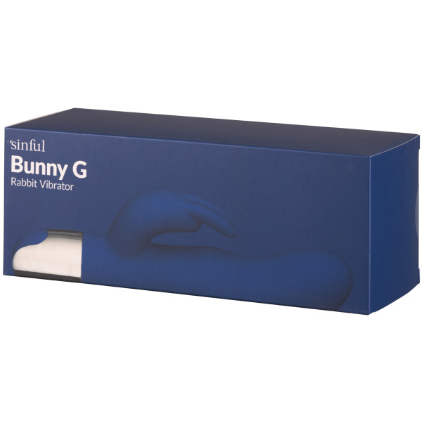 Sinful Business Blue Bunny G Oppladbar Rabbitvibrator Emballasjebilde 90
