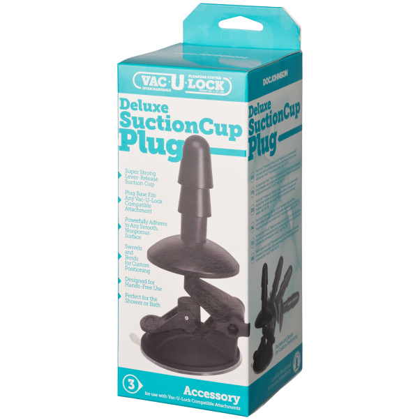 Doc Johnson Vac U Lock Delux Justerbar Sugekopp Plugg Emballasjebilde 90