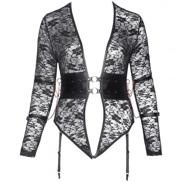 Cottelli Bondage Bunnløs Body med Lange Ermer Plus Size Produktbilde 3