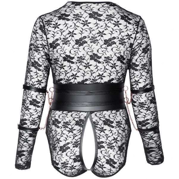 Cottelli Bondage Bunnløs Body med Lange Ermer Plus Size Produktbilde 4