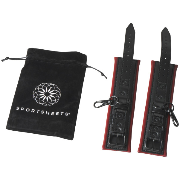 Sportsheets Saffron Imitert Lær Mansjetter Produktbilde 4