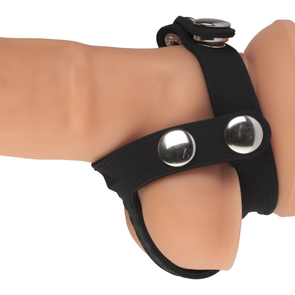 Blue Line C&B Gear Silikon T-stil Cock Ring med Ball Divider Produktbilde på dildo 20